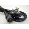 Supreme Quality 1.2 Meter 3Pin Power Cord for Computer Monitor Desktop, Printer, UPS, SMPS, Scanner (Black)