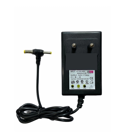 5V 1A Power Adapter, Power Supply AC Input 100 240 V and Output 5V 1A for Set Top Box_DTH Box, CCTV System, Router, Other Electronics And IT Gadgets with DC And Sony Pin (Black)