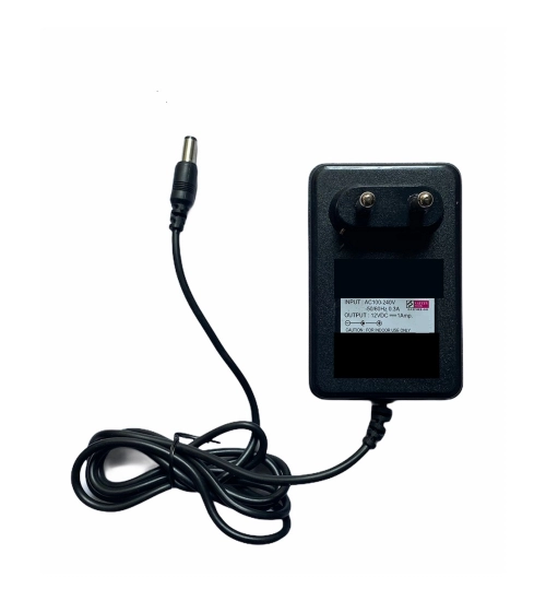 12V 1A Power Adapter, Power Supply AC Input 100 240 V and Output 12V 1A for Set Top Box_DTH Box, CCTV System, Router, Other Electronics And IT Gadgets with DC Pin (Black)