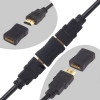 HDMI Adapter Female to Female Extender Jointer Black (Black) HDMI Adapter Female to Female Extender Jointer Black (Black)