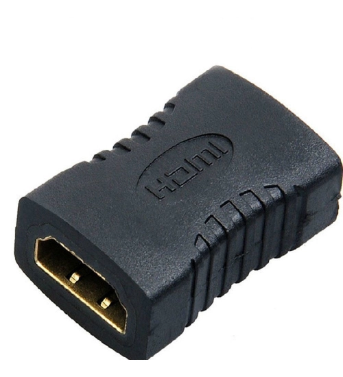 HDMI Adapter Female to Female Extender Jointer Black (Black)