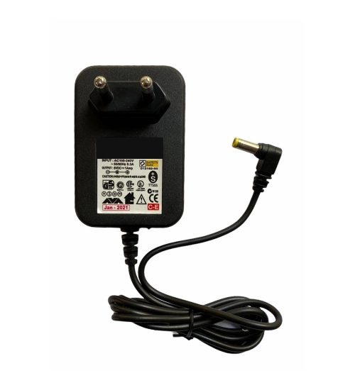 6V 1A Power Adapter, Power Supply AC Input 100 240 V and Output 6V 1A for Set Top Box_DTH Box, CCTV System, Router, Other Electronics And IT Gadgets with DC Pin (Black)