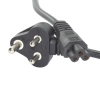 Supreme Quality 1.2 Meter 3Pin Power Cord for Laptop (Black)
