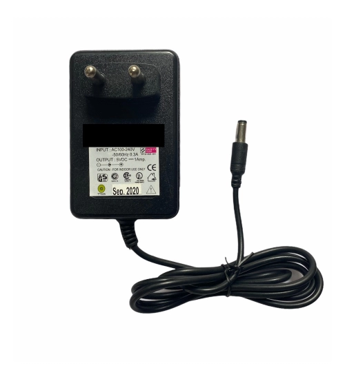 5V 1A Power Adapter, Power Supply AC Input 100 240 V and Output 5V 1A for Set Top Box_DTH Box, CCTV System, Router, Other Electronics And IT Gadgets with DC Pin (Black)