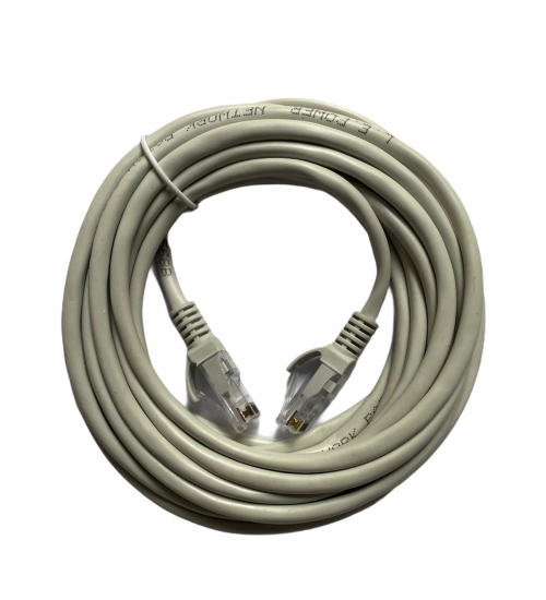 Ethernet Patch Cord CAT5E, RJ45 LAN Cable 5 Yards (White)