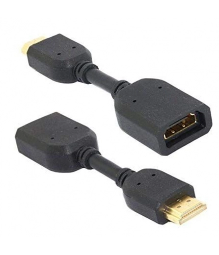 Male to Female HDMI Cables 0.1 (Black)