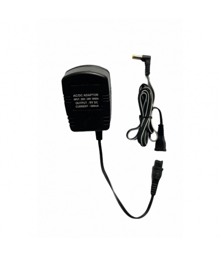 6V 500mA Power Adapter, Power Supply AC Input 200 240 V and Output 6V 500mA for Set Top Box_DTH Box, CCTV System, Router, Other Electronics And IT Gadgets with DC Pin (Black)