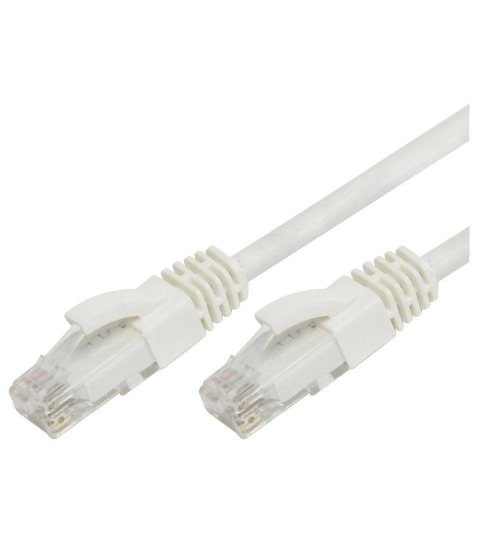 Ethernet Patch Cord CAT5E, RJ45 LAN Cable 3 Yards (White)