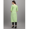 Dropship Women's Cotton Straight Kurti (Pista)