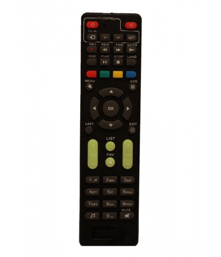 Set Top Box Remote, Compatible With GTPL Hd Set Top Box Remote Control_Old Remote Functions Must Be Exactly Same (Color:Multi)