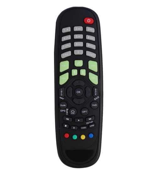Set Top Box Remote No. STB 03, Compatible With Hathway Set Top Box Remote Control_Old Remote Functions Must Be Exactly Same (Color:Multi)