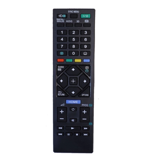 LCD_LED Universal Remote No. URC 121, Compatible With Sony Bravia LCD_LED TV Remote Control (Black) (Color:Multi)