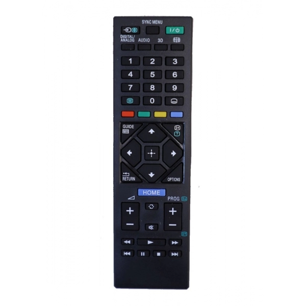 Dropship LCD_LED Universal Remote No. URC 121, Compatible With Sony Bravia LCD_LED TV Remote Control (Black) (Color:Multi)