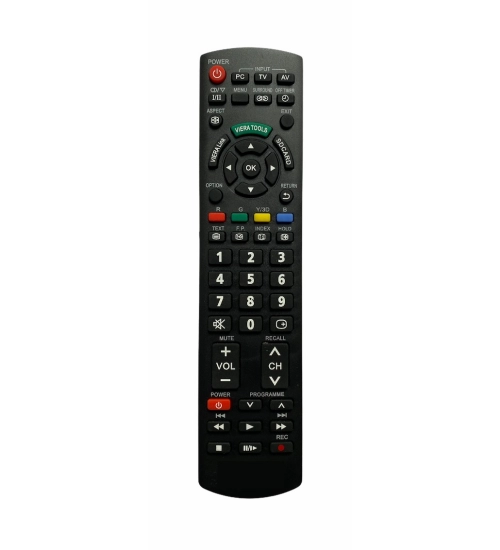 LCD_LED Remote No. URC 97, Compatible With PANASONIC LCD_LED TV Remote Control (Color:Multi)