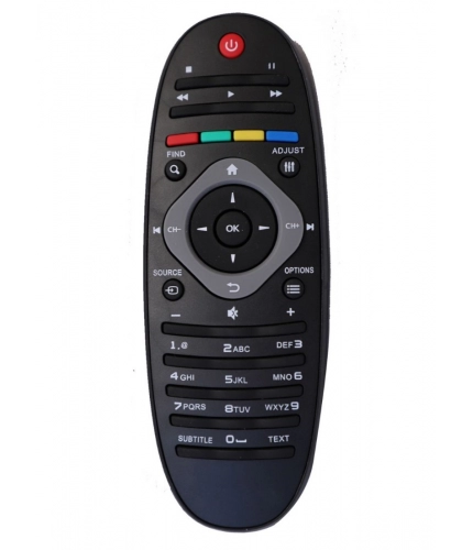 LCD_LED Remote No. URC 120 (Without D2H), Compatible With PHILIPS LCD_LED Remote_Old Remote Functions Must Be Exactly Same (Color:Multi)