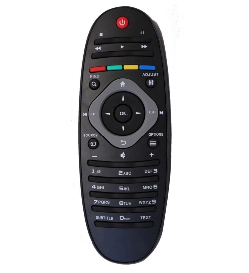 LCD_LED Remote No. URC 120 (Without D2H), Compatible With PHILIPS LCD_LED Remote_Old Remote Functions Must Be Exactly Same (Color:Multi)