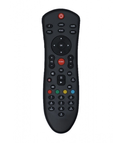 DTH Set Top Box Remote (With Recording), Compatible With Dish TV Sd_Hd Set Top Box Remote_Old Remote Functions Must Be Exactly Same (Color:Multi)