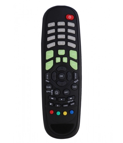 Set Top Box Remote No. STB 03, Compatible With GTPL Set Top Box Remote Control_Old Remote Functions Must Be Exactly Same (Color:Multi)