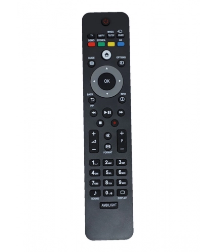 LCD_LED Remote No. URC 126, Compatible With PHILIPS LCD_LED TV Remote Control _Old Remote Functions Must Be Exactly Same (Color:Multi)