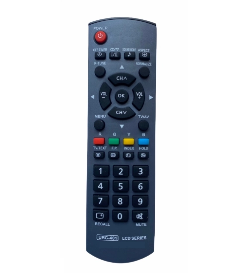 LCD_LED Remote No. URC 401, Compatible With PANASONIC LCD_LED TV Remote Control _Old Remote Functions Must Be Exactly Same (Color:Multi)