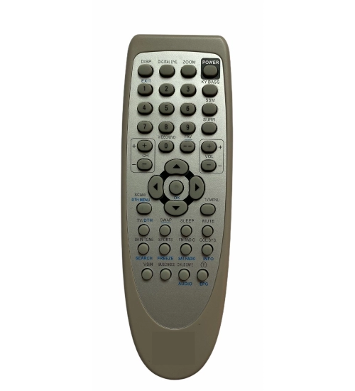 Crt TV Remote No. 115, Compatible With Onida TV Remote Control_Old Remote Functions Must Be Exactly Same (Color:Multi)