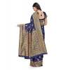 Women's Banarasi Silk Saree With Blouse (Navy Blue, 5-6Mtrs) Women's Banarasi Silk Saree With Blouse (Navy Blue, 5-6Mtrs)