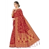 Women's Banarasi Silk Saree With Blouse (Maroon, 5-6Mtrs) Women's Banarasi Silk Saree With Blouse (Maroon, 5-6Mtrs)