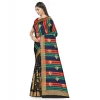 Women's Banarasi Silk Saree With Blouse (Black, 5-6Mtrs) Women's Banarasi Silk Saree With Blouse (Black, 5-6Mtrs)