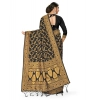 Women's Banarasi Silk Saree With Blouse (Black, 5-6Mtrs) Women's Banarasi Silk Saree With Blouse (Black, 5-6Mtrs)