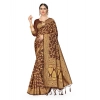Women's Banarasi Silk Saree With Blouse (Coffee, 5-6Mtrs) Women's Banarasi Silk Saree With Blouse (Coffee, 5-6Mtrs)