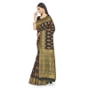 Women's Banarasi Silk Saree With Blouse (Black, 5-6Mtrs) Women's Banarasi Silk Saree With Blouse (Black, 5-6Mtrs)