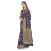 Women's Banarasi Silk Saree With Blouse (Navy Blue, 5-6Mtrs) Women's Banarasi Silk Saree With Blouse (Navy Blue, 5-6Mtrs)