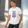 Men's PC Cotton Bengali Designs Printed T Shirt (Color: White, Thread Count: 180GSM) Men's PC Cotton Bengali Designs Printed T Shirt (Color: White, Thread Count: 180GSM)