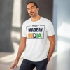 Men's PC Cotton Made In India Printed T Shirt (Color: White, Thread Count: 180GSM) Men's PC Cotton Made In India Printed T Shirt (Color: White, Thread Count: 180GSM)