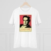 Men's PC Cotton Bengali Designs Printed T Shirt (Color: White, Thread Count: 180GSM)