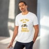Men's PC Cotton Bike Ride Design Printed T Shirt (Color: White, Thread Count: 180GSM) Men's PC Cotton Bike Ride Design Printed T Shirt (Color: White, Thread Count: 180GSM)