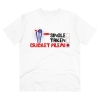 Men's PC Cotton Cricket Design Printed T Shirt (Color: White, Thread Count: 180GSM) Men's PC Cotton Cricket Design Printed T Shirt (Color: White, Thread Count: 180GSM)