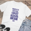 Men's PC Cotton Bengali Designs Printed T Shirt (Color: White, Thread Count: 180GSM) Men's PC Cotton Bengali Designs Printed T Shirt (Color: White, Thread Count: 180GSM)