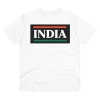 Men's PC Cotton India Printed T Shirt (Color: White, Thread Count: 180GSM) Men's PC Cotton India Printed T Shirt (Color: White, Thread Count: 180GSM)