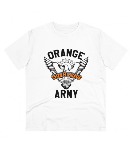 Men's PC Cotton Cricket Design Printed T Shirt (Color: White, Thread Count: 180GSM)