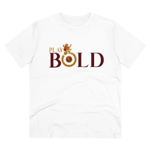 Generic Men's PC Cotton Cricket Design Printed T Shirt (Color: White, Thread Count: 180GSM)