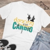 Dropship Men's PC Cotton Dancing Is My Cardio Printed T Shirt (Color: White, Thread Count: 180GSM)