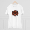 Men's PC Cotton Bike Ride Design Printed T Shirt (Color: White, Thread Count: 180GSM)