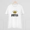 Men's PC Cotton Patel Printed T Shirt (Color: White, Thread Count: 180GSM) Men's PC Cotton Patel Printed T Shirt (Color: White, Thread Count: 180GSM)
