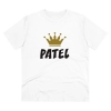 Men's PC Cotton Patel Printed T Shirt (Color: White, Thread Count: 180GSM) Men's PC Cotton Patel Printed T Shirt (Color: White, Thread Count: 180GSM)