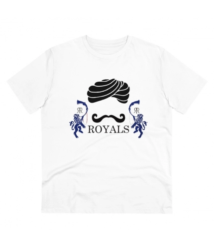 Men's PC Cotton Cricket Design Printed T Shirt (Color: White, Thread Count: 180GSM)