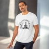 Men's PC Cotton Cricket Design Printed T Shirt (Color: White, Thread Count: 180GSM) Men's PC Cotton Cricket Design Printed T Shirt (Color: White, Thread Count: 180GSM)
