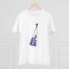 Men's PC Cotton Bengali Designs Printed T Shirt (Color: White, Thread Count: 180GSM)