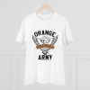 Men's PC Cotton Cricket Design Printed T Shirt (Color: White, Thread Count: 180GSM)