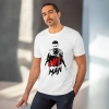 Men's PC Cotton Cricket Design Printed T Shirt (Color: White, Thread Count: 180GSM) Men's PC Cotton Cricket Design Printed T Shirt (Color: White, Thread Count: 180GSM)